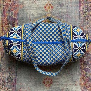 Vera Bradley Small Duffel in Riviera Blue